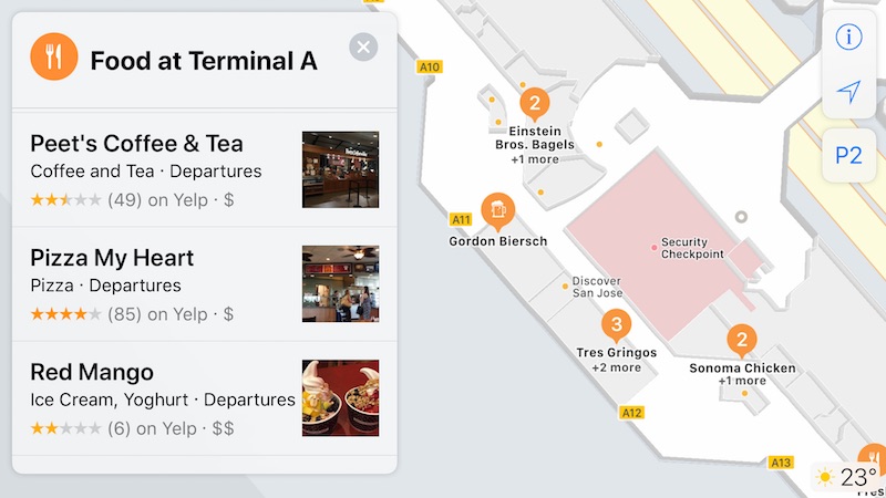 Novo recurso de mapeamento interno de estabelecimentos nos Mapas da Apple