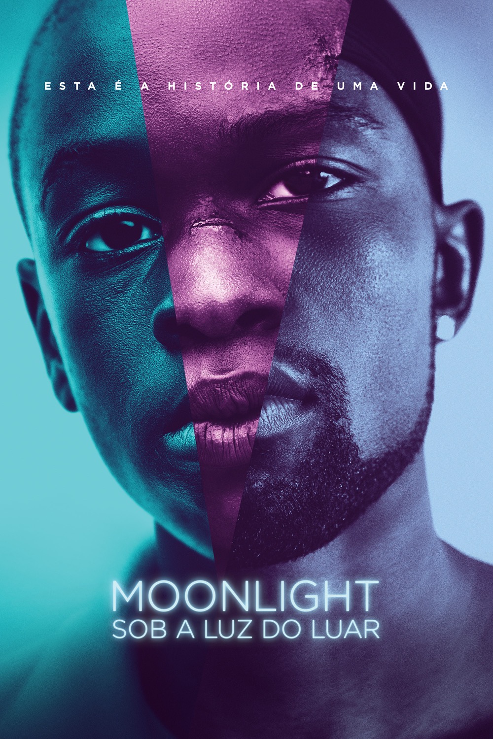Pôster do filme "Moonlight: Sob a Luz do Luar"