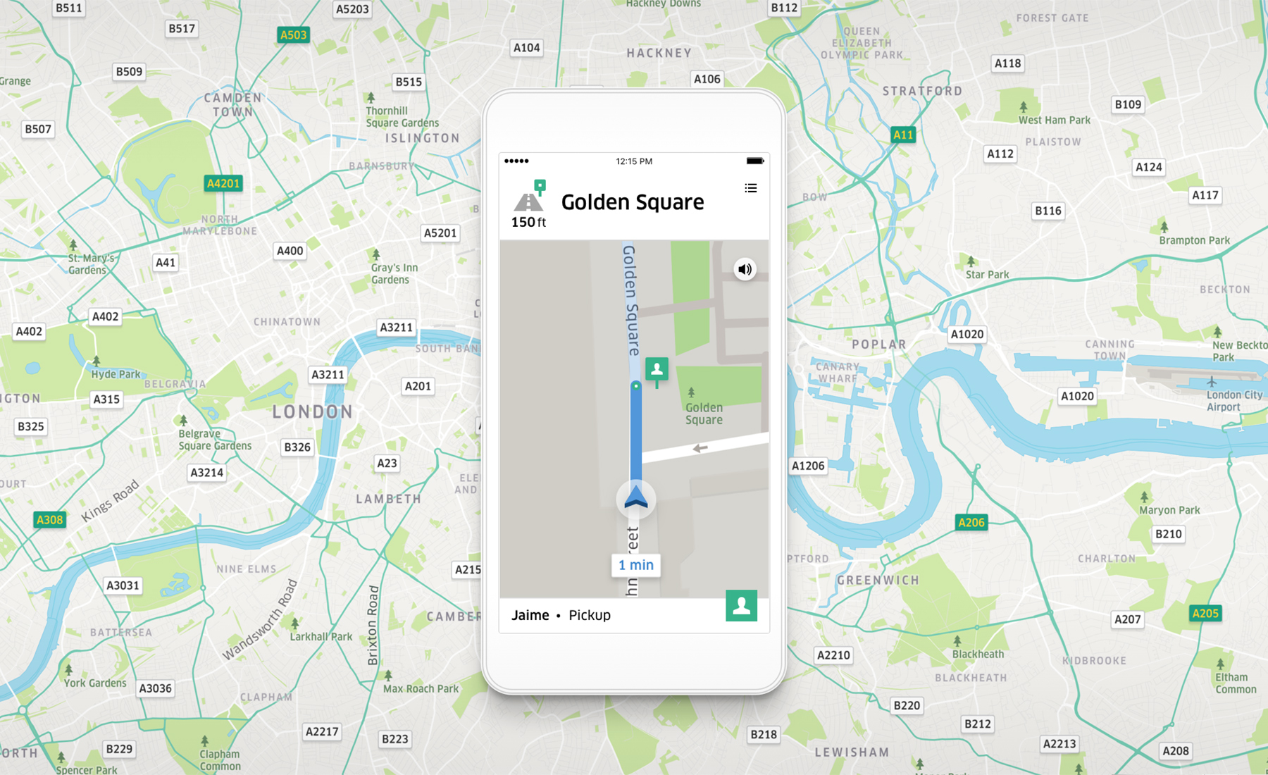Mapas do Uber