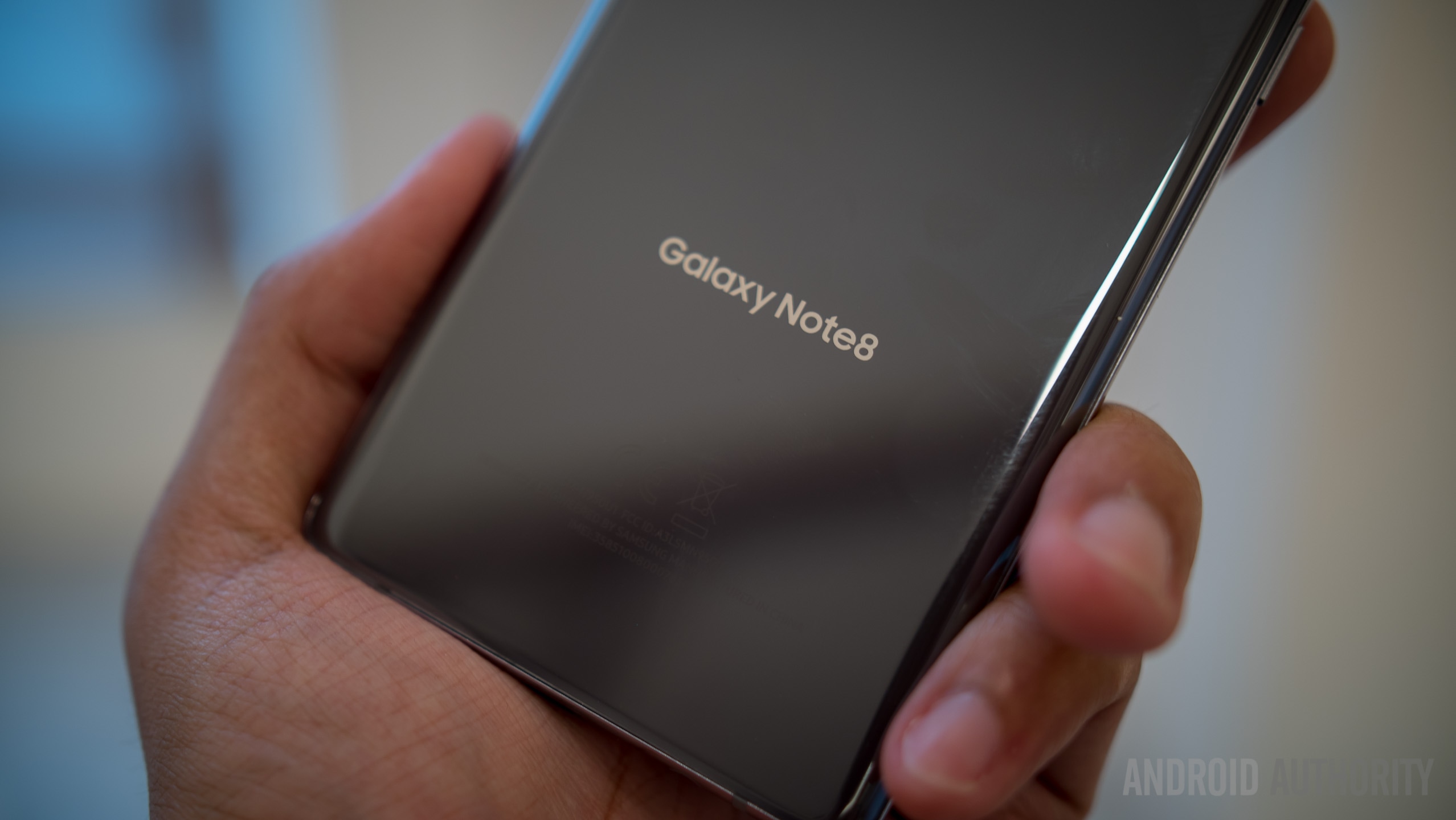 Traseira do Samsung Galaxy Note8