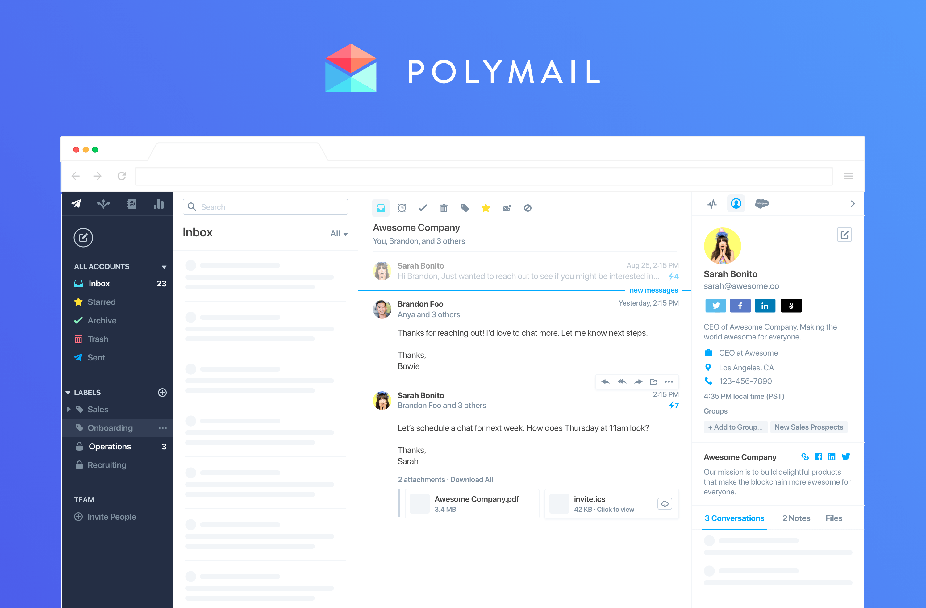 Polymail Web