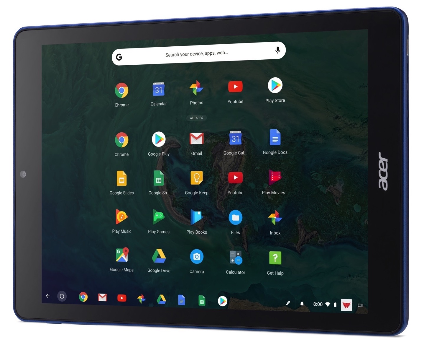 Chromebook Tab 10, tablet da Acer rodando Chrome OS