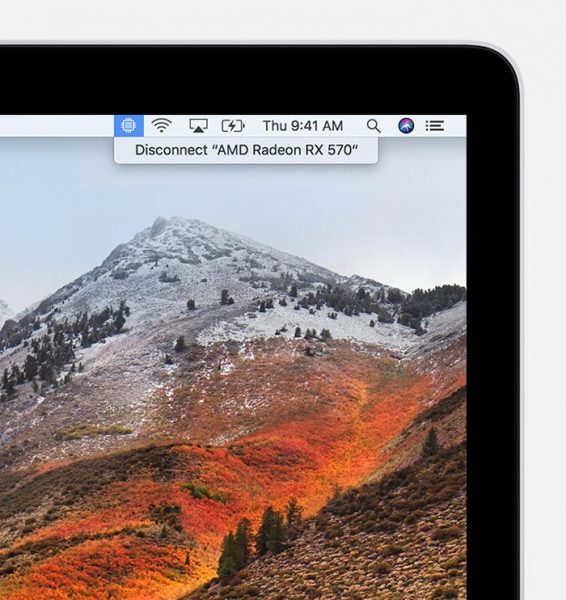 Suporte a eGPU no macOS High Sierra 10.13.4