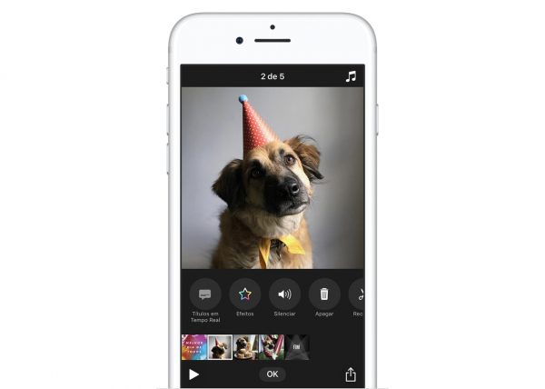 Aplicativo Clips, da Apple