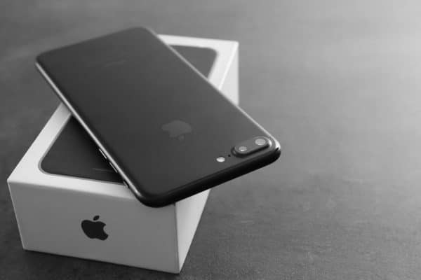 Caixa do iPhone 7 Plus