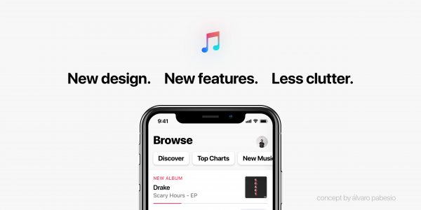 Conceito para um novo Apple Music