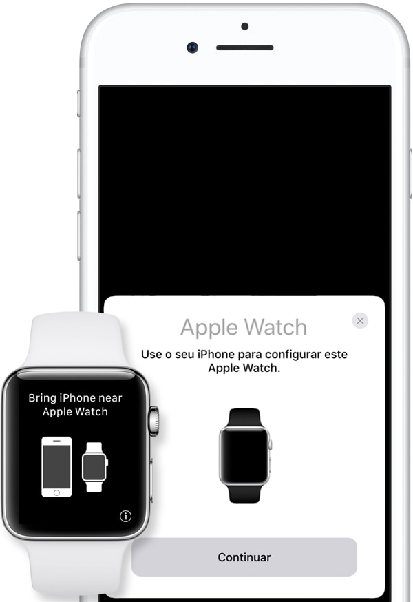 Emparelhando um Apple Watch