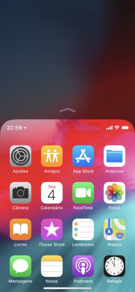 Screenshot do iOS 12 beta
