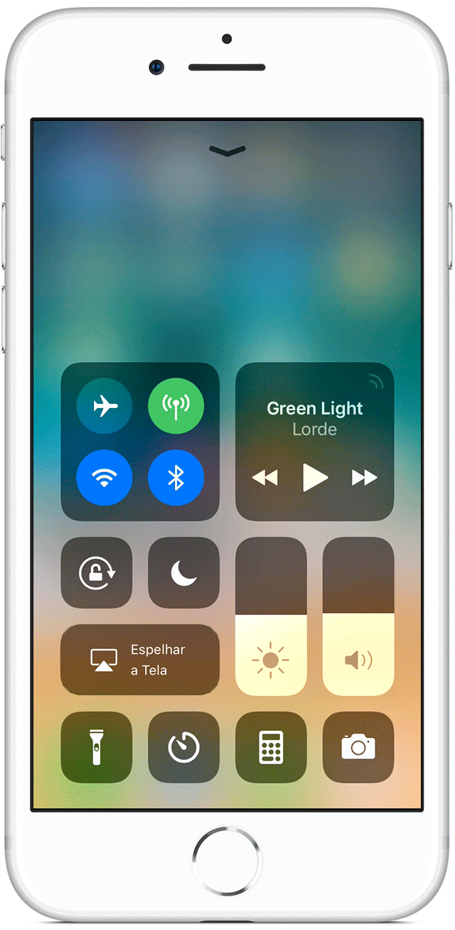 Central de Controle no iOS 11