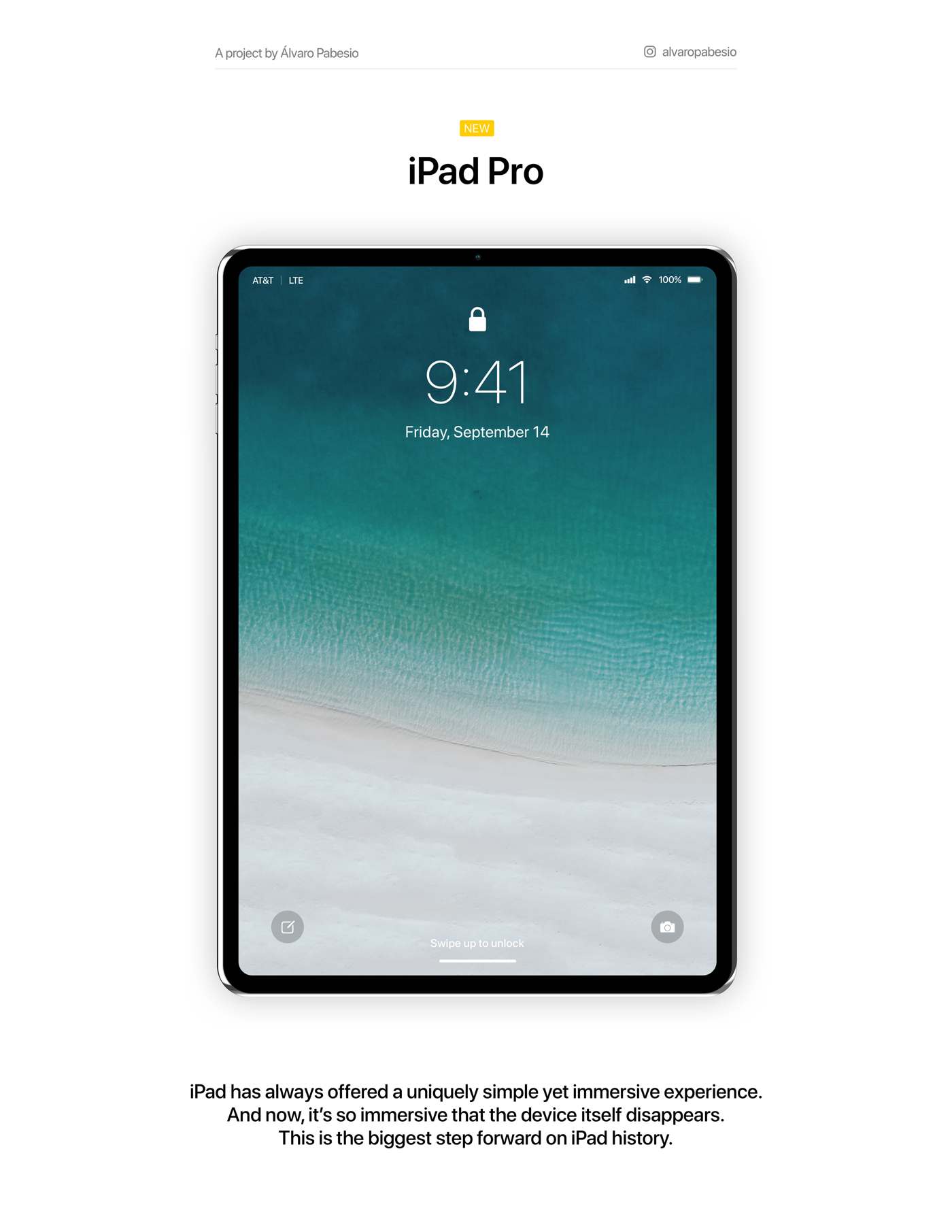Conceito de iPad Pro