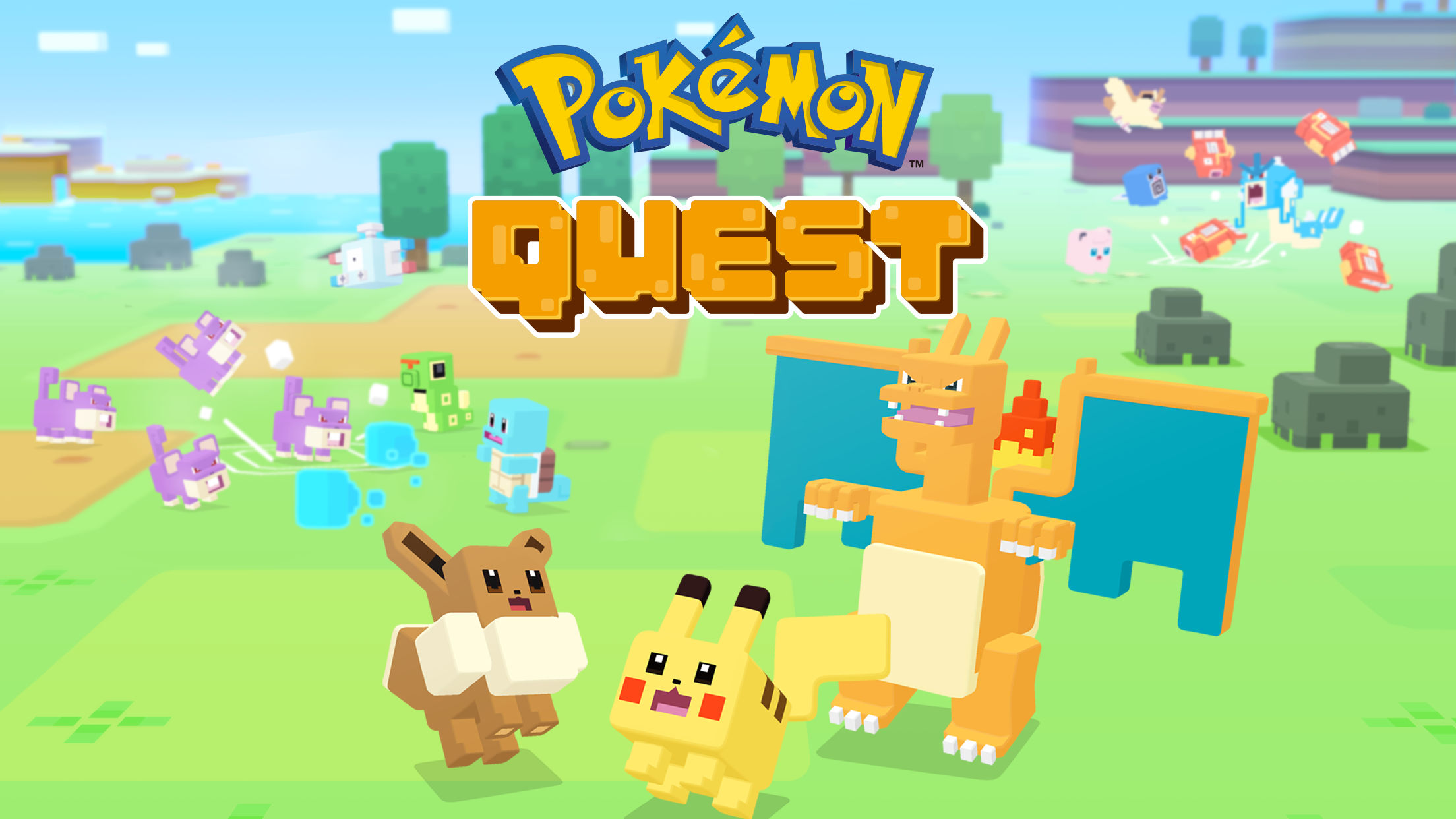 Jogo Pokémon Quest para iOS e Android