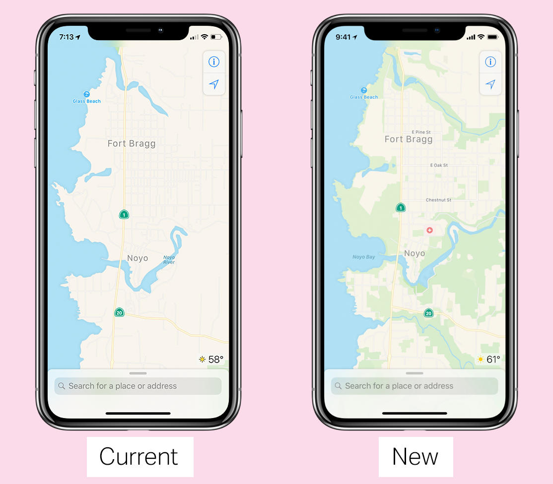Novos Mapas da Apple