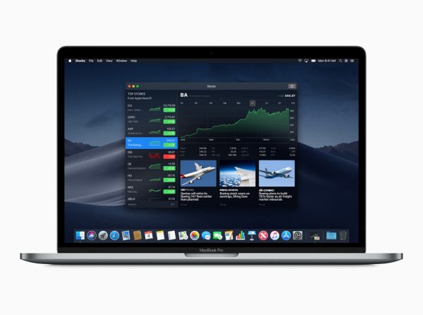 App Bolsa/Stocks no macOS Mojave
