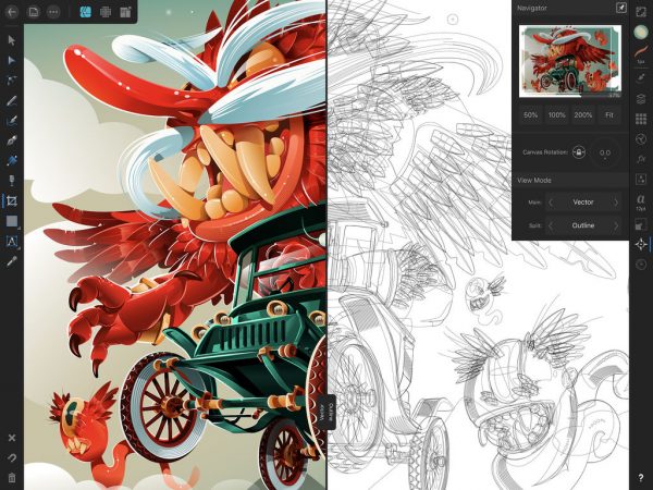 Affinity Designer para iPad