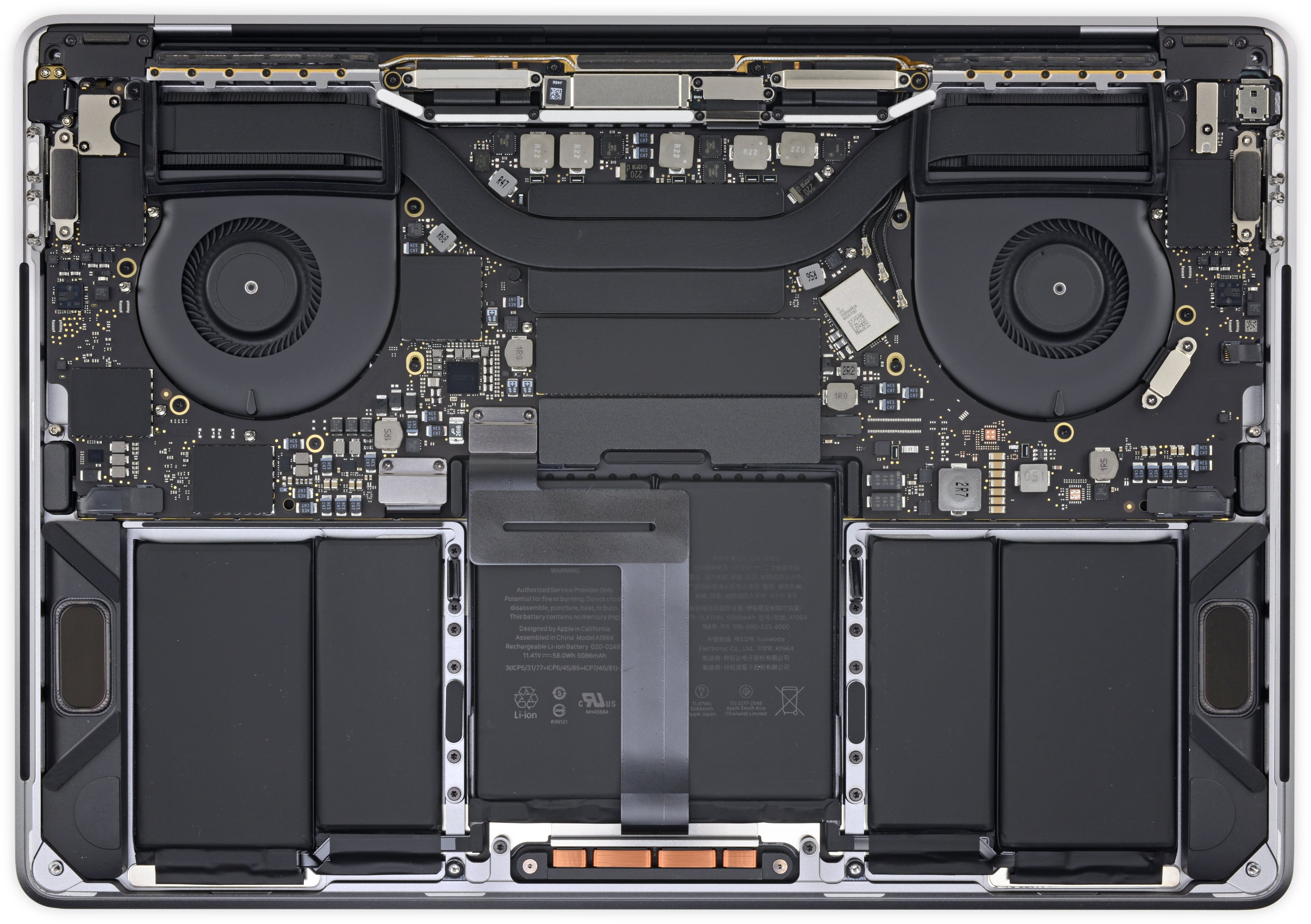 Desmonte da iFixit dos novos MacBooks Pro 2018