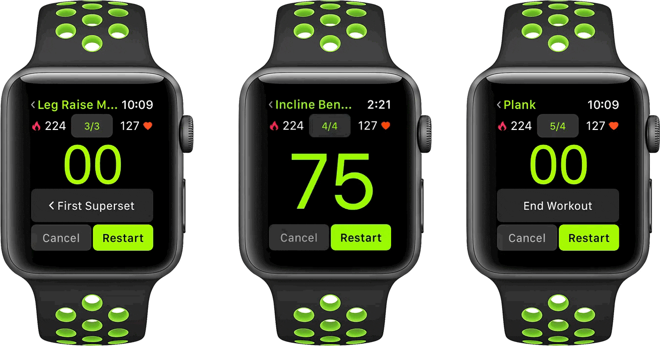 SmartGym 3 no Apple Watch