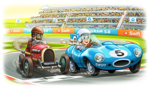 Telegram 5.0 reescrito na linguagem Swift