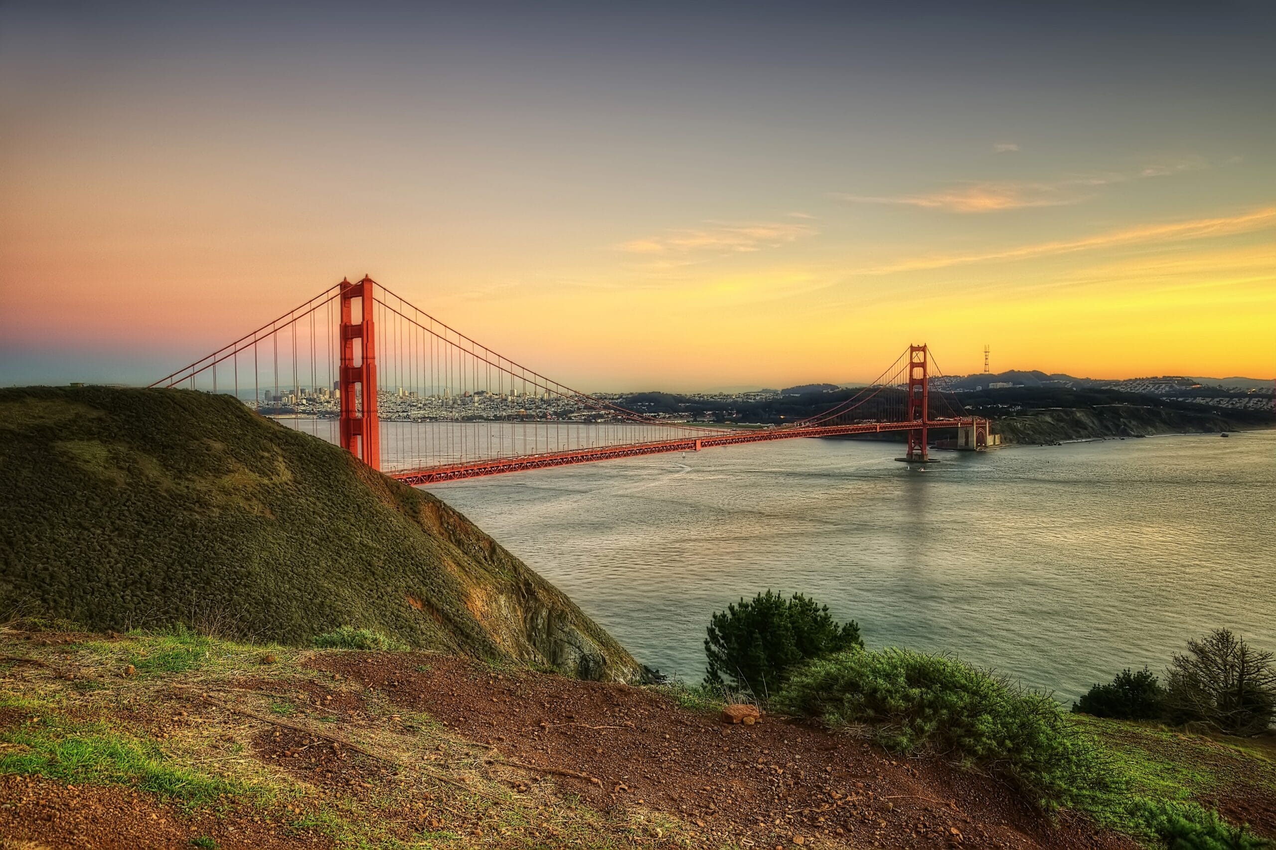Ponte Golden Gate em San Francisco (Califórnia)