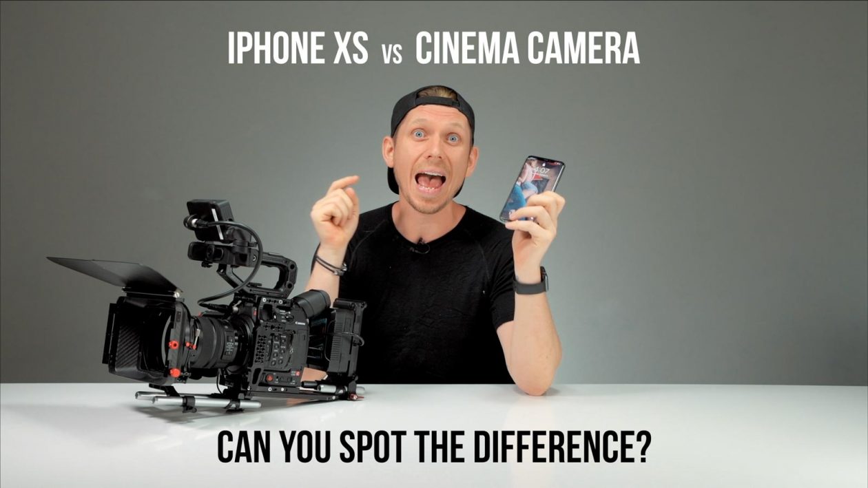 iPhone XS vs. Canon C200