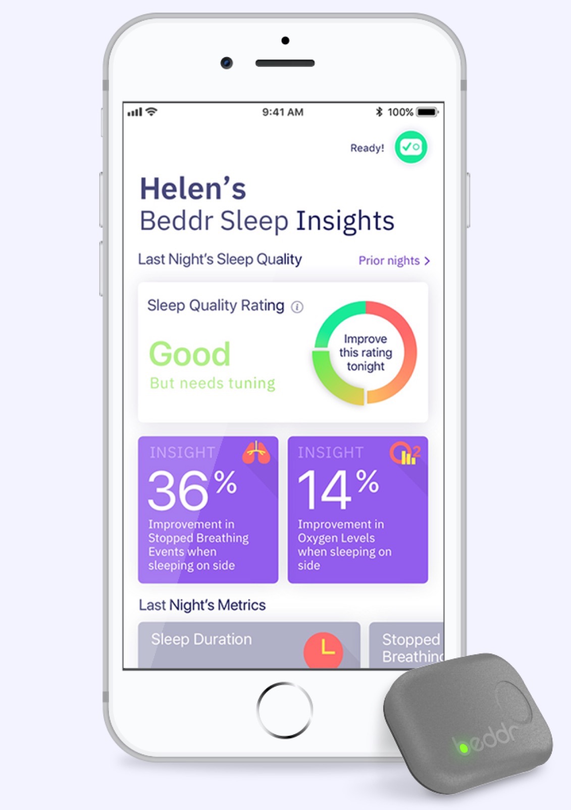 Beddr SleepTuner, monitor de sono conectado ao iPhone