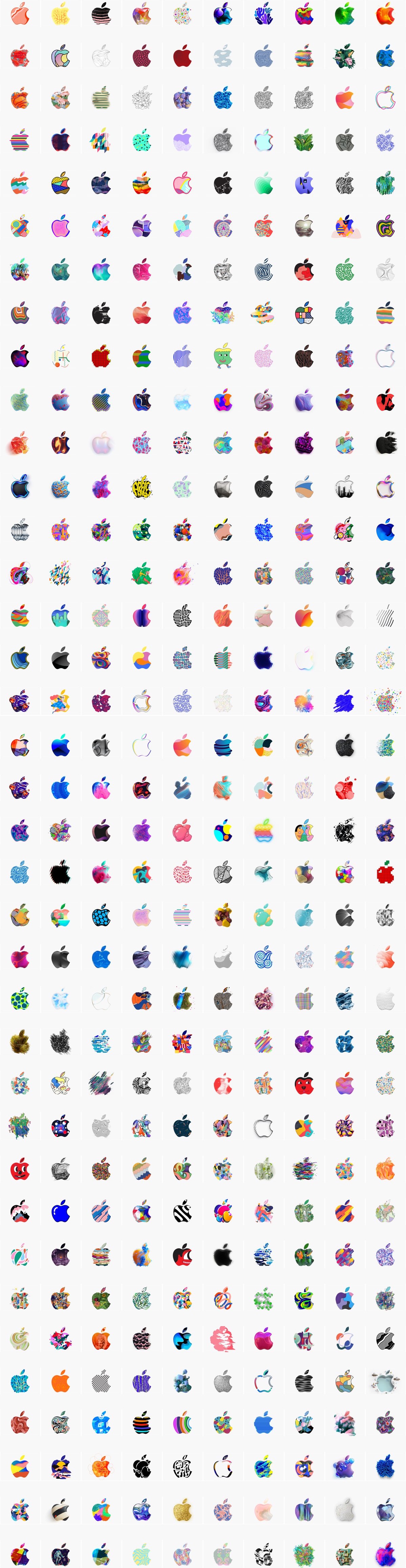 Logos da Apple para o convite do evento especial de outubro