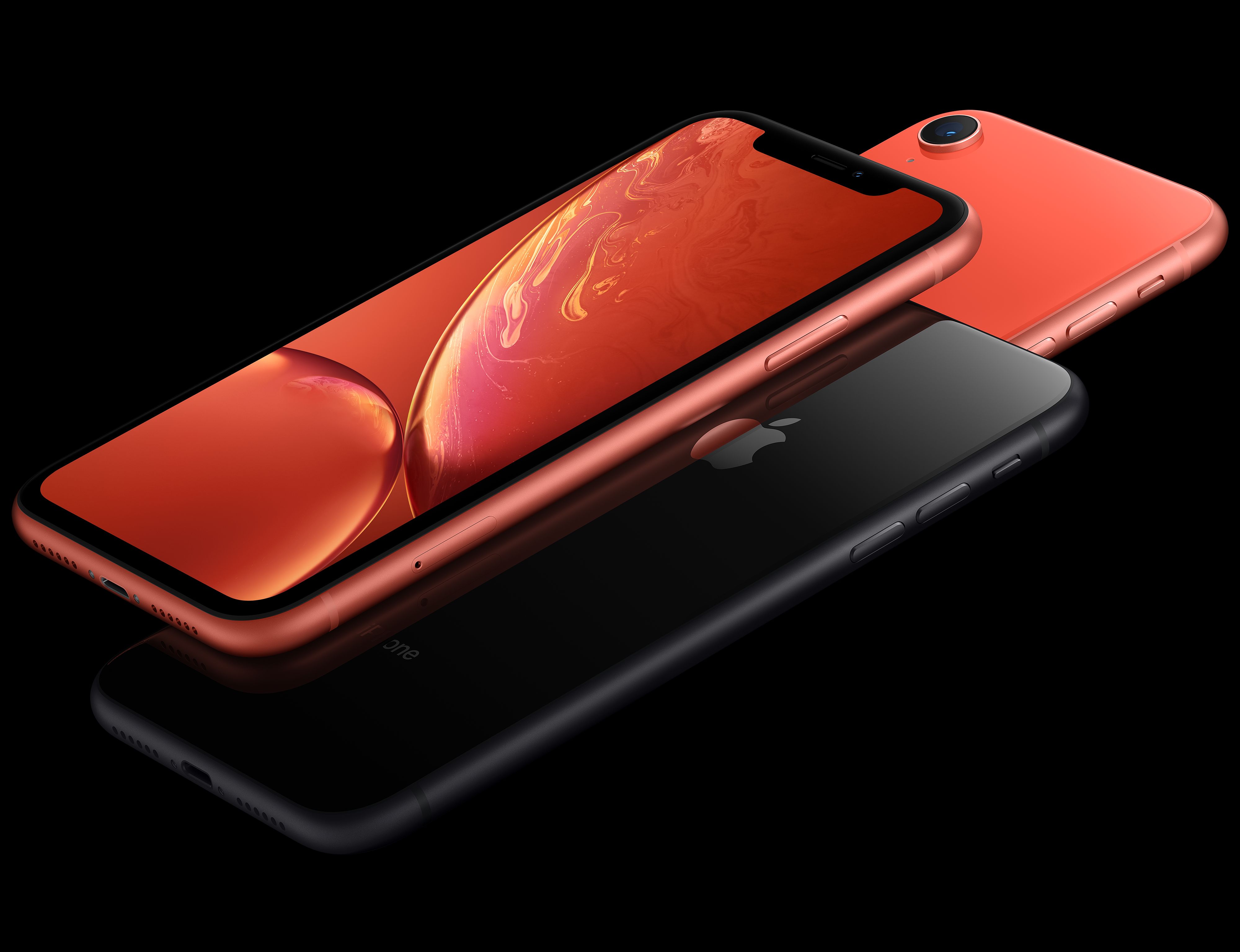 iPhones XR (preto e vermelho)