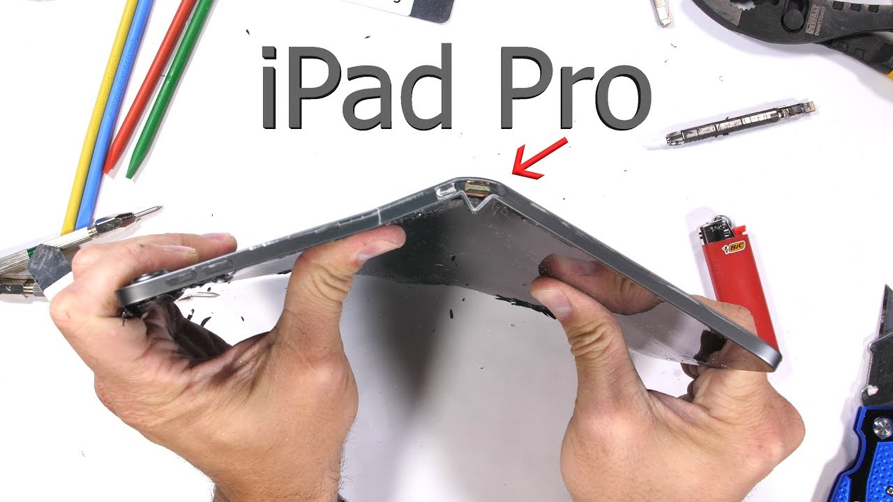 iPad Pro entortado