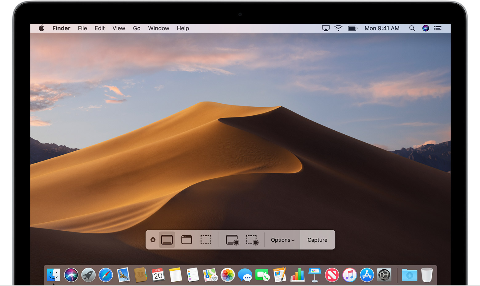 Screenshots no macOS Mojave