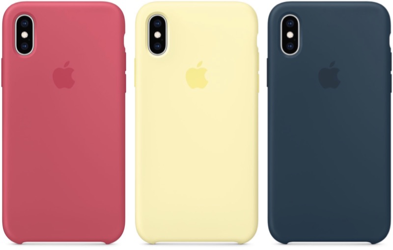 Novas cores case silicone iPhone XS