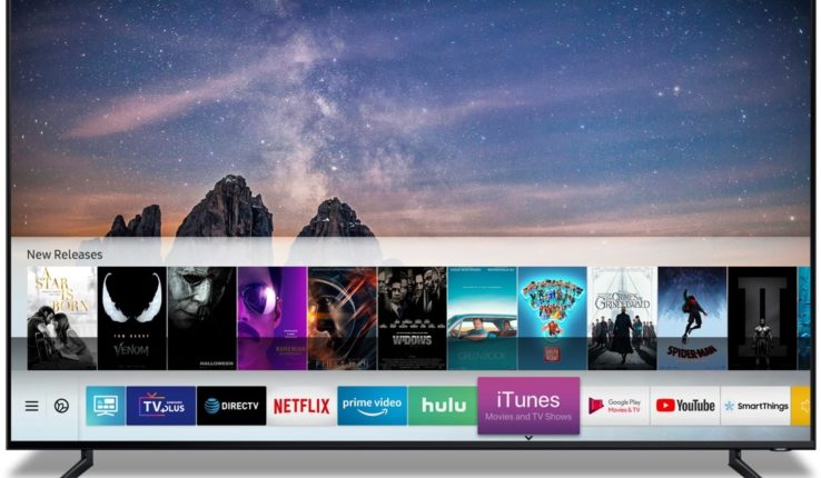 iTunes e AirPlay em TVs Samsung
