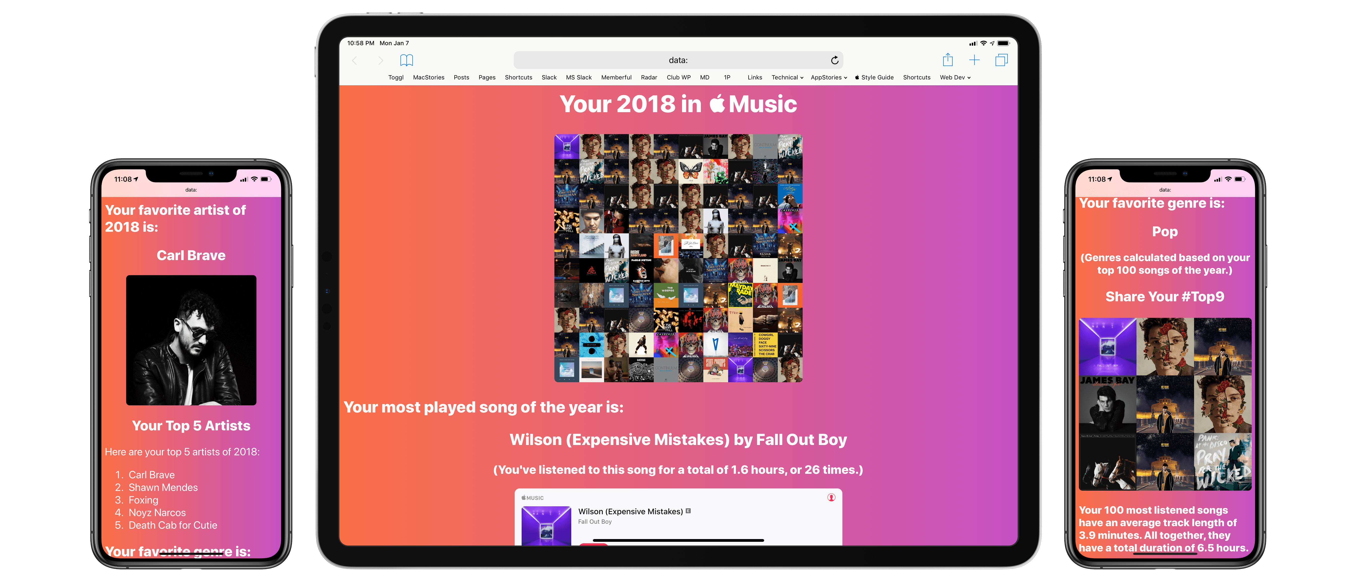 Apple Music Wrapped, atalho criado para retrospectiva do serviço
