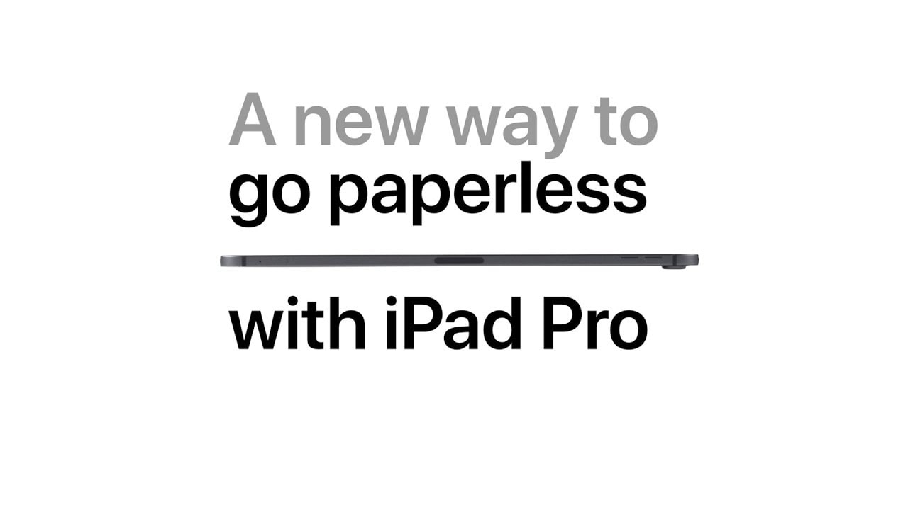 Comercial do iPad Pro