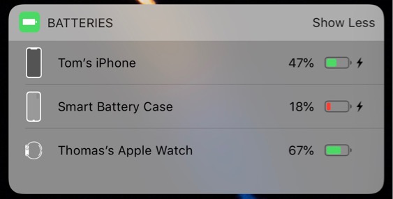 Ícone de suposta nova Smart Battery Case para iPhone XS/XS Max no iOS