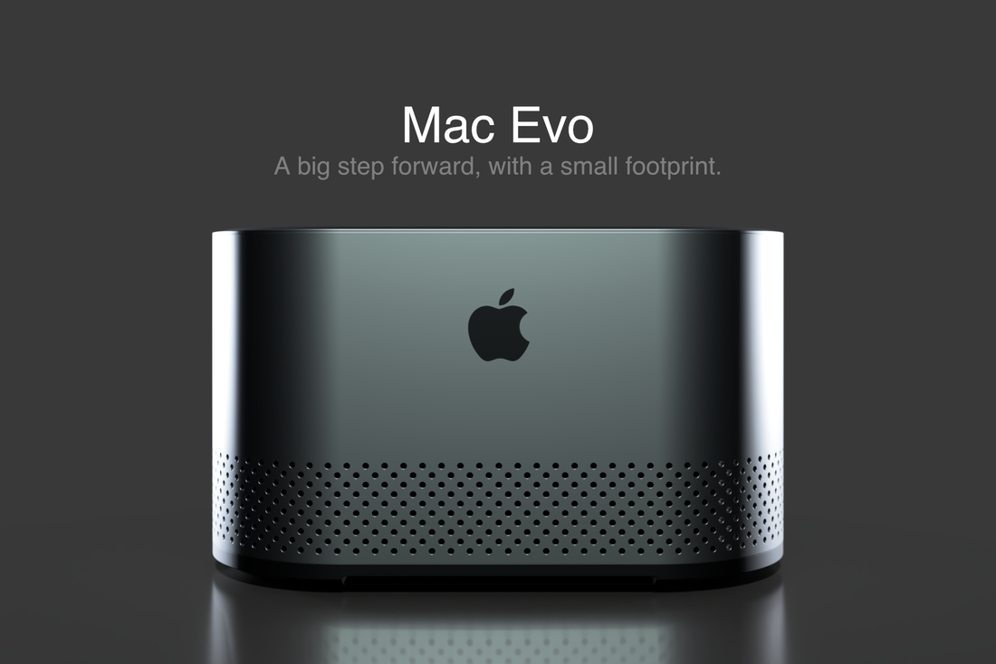 Mac Evo, conceito de Mac de mesa intermediário por Pierre Cerveau