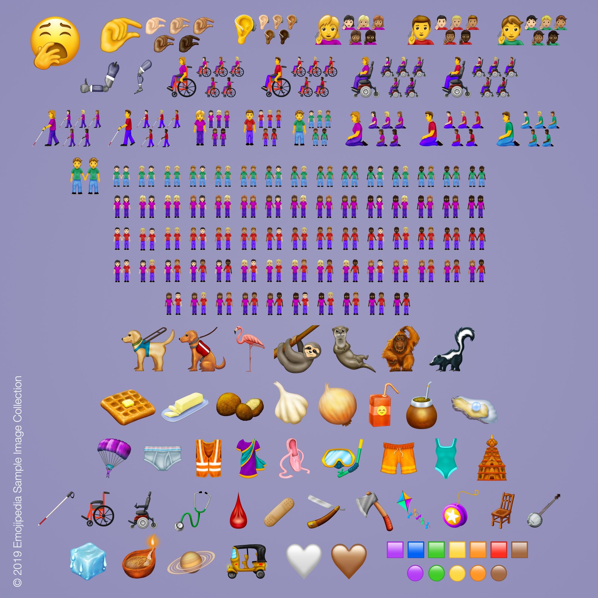 230 novos emojis para 2019