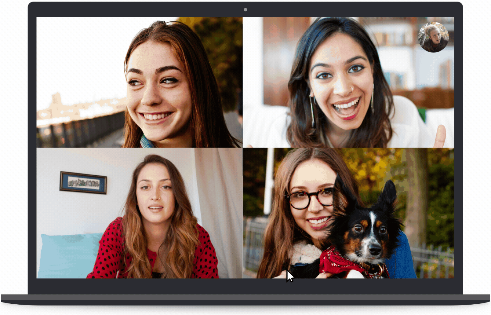 Blur de fundo no Skype (GIF)