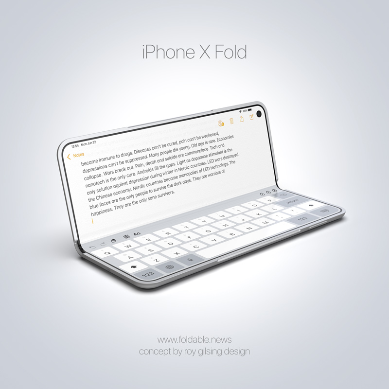 Conceito: iPhone X Fold