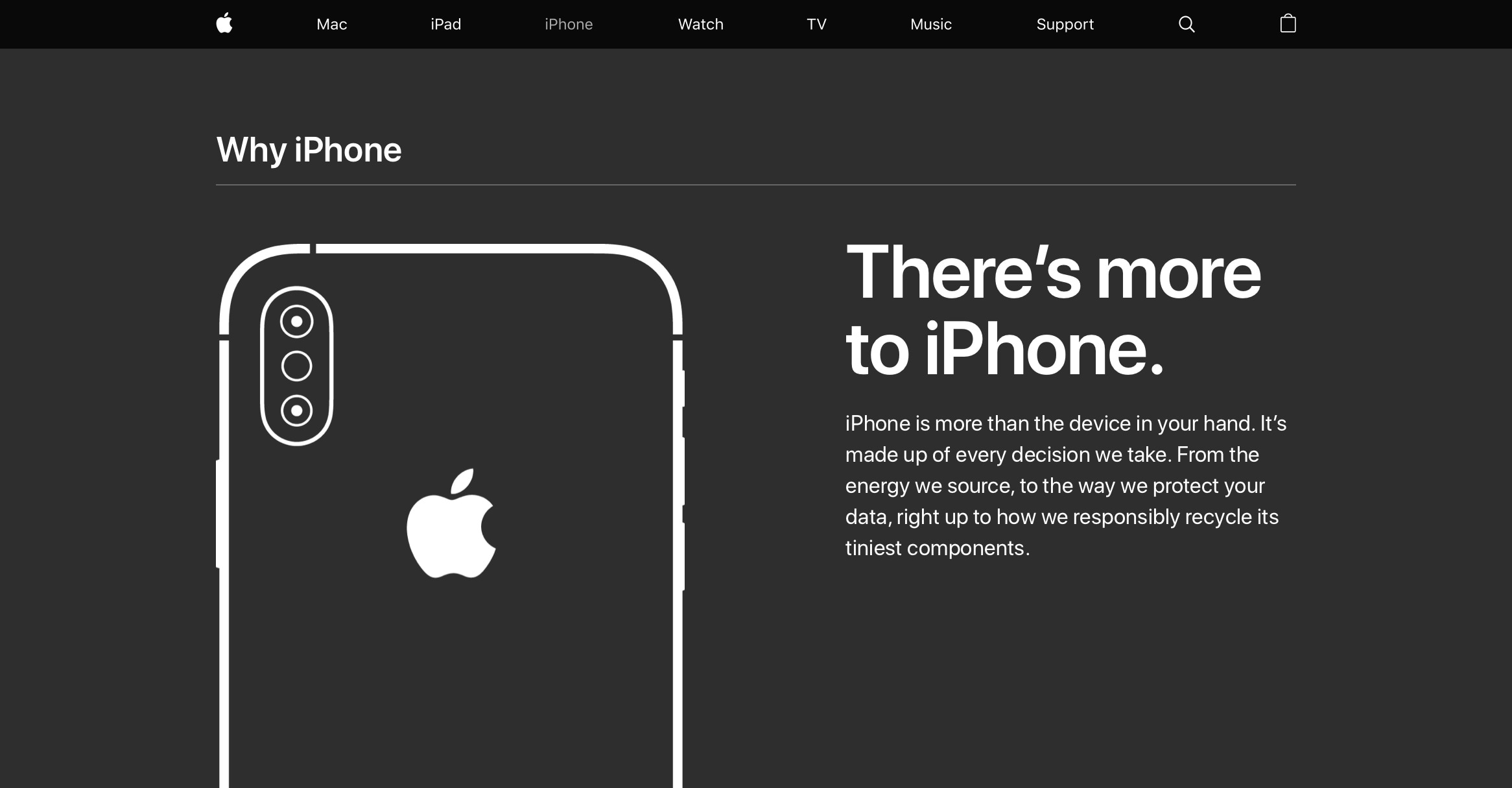 Campanha "There's more to iPhone"