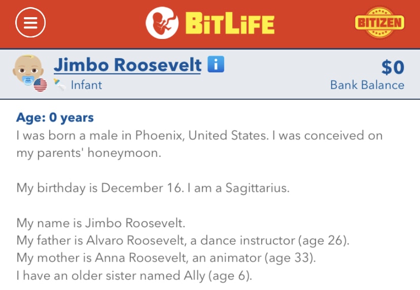 BitLife - Life Simulator - Captura de Tela