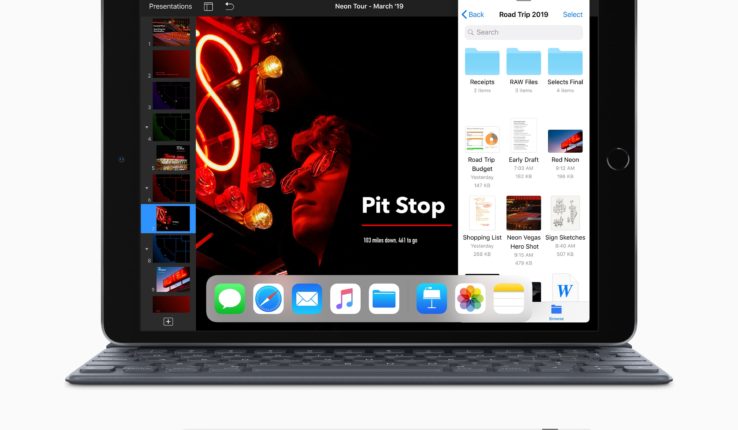 Novo iPad Air com Apple Pencil e Smart Keyboard