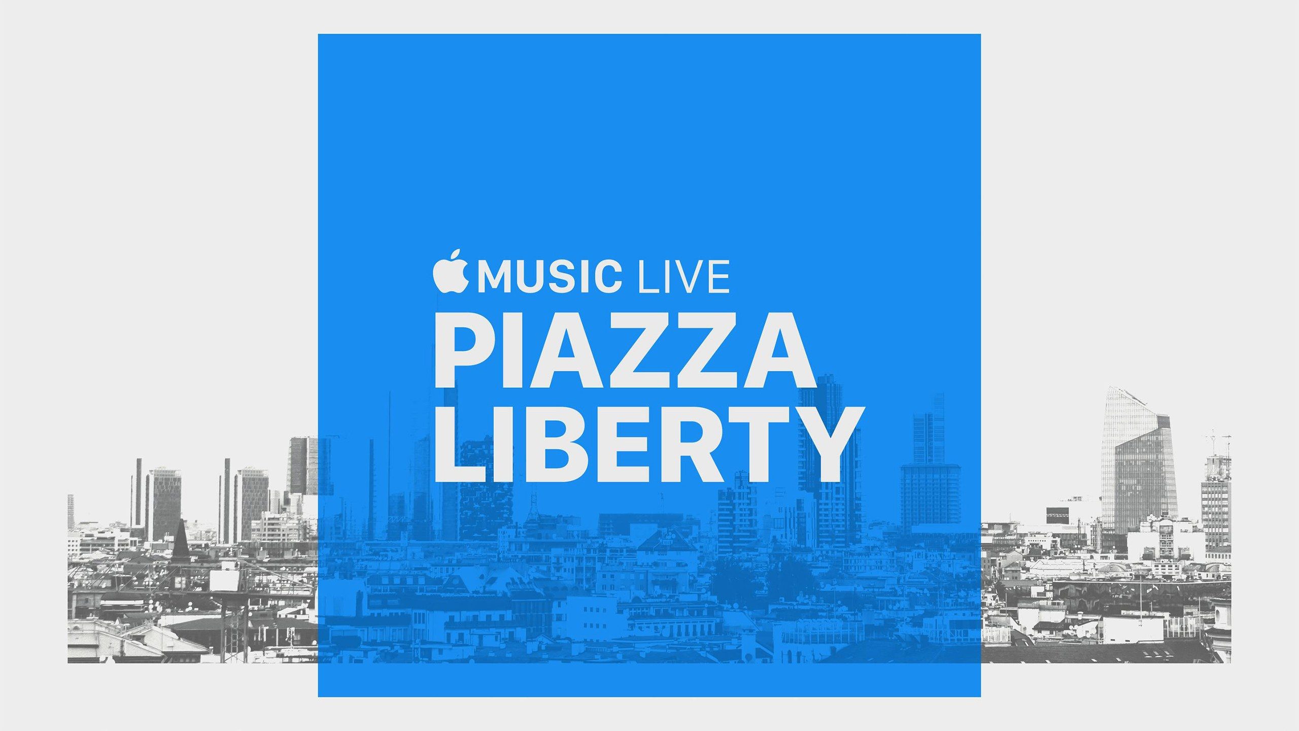 Apple Music Live, série de concertos na Apple Piazza Liberty em Milão (Itália)