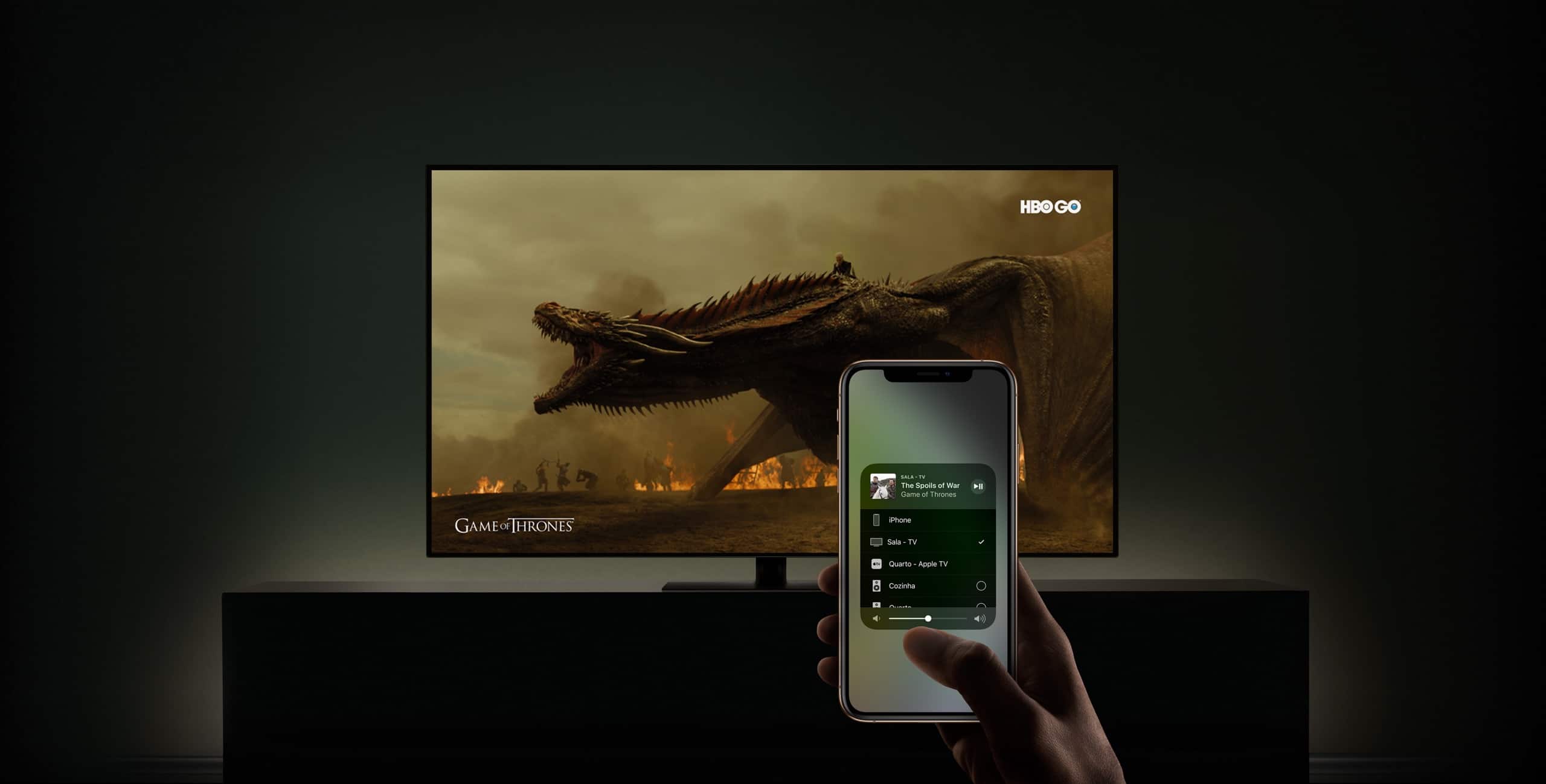 AirPlay 2 em Smart TVs