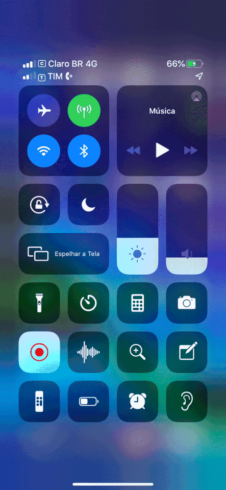 Wi-Fi e Bluetooth na Central de Controle do iOS 13