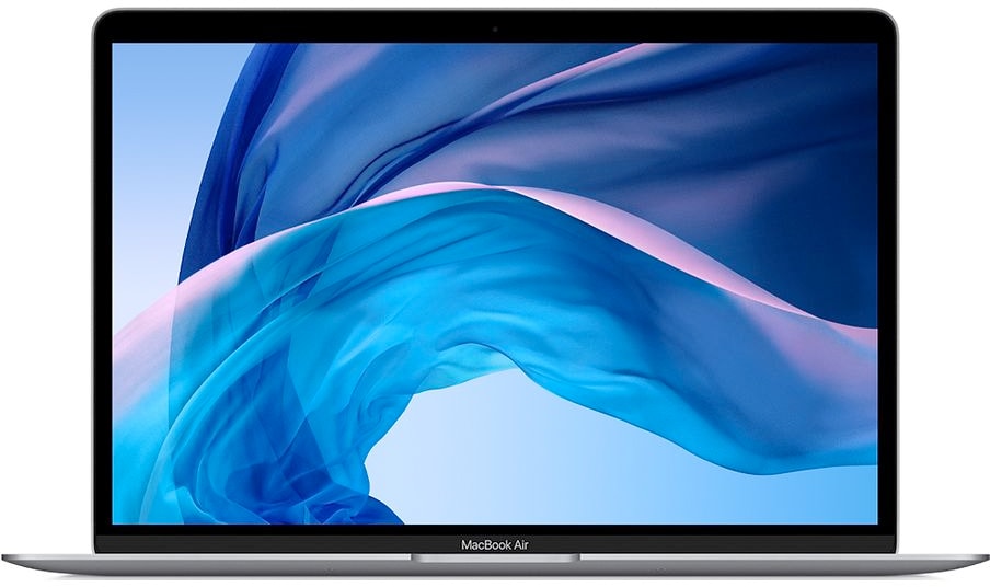 MacBook Air 2018 de frente para box