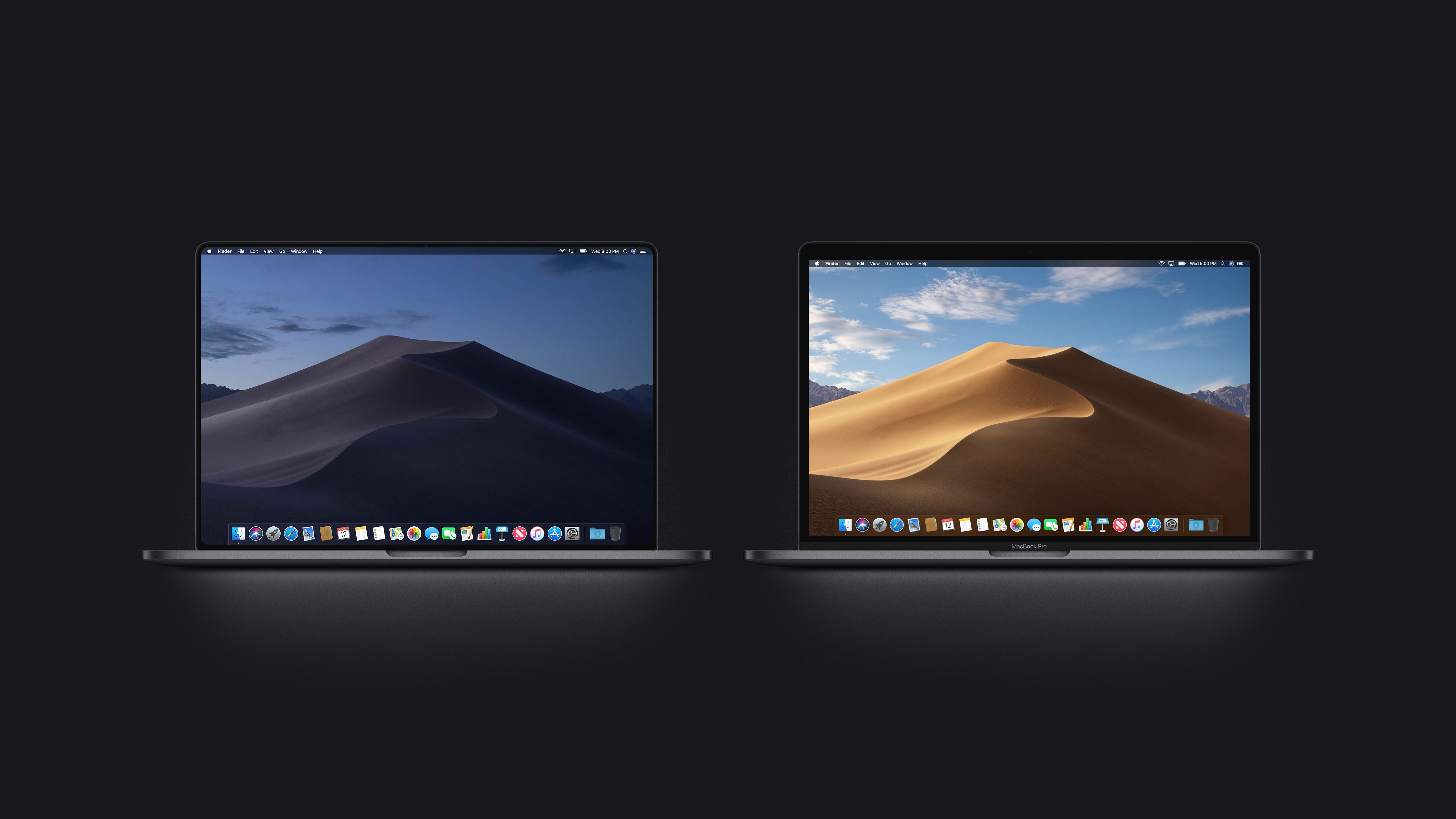 MacBooks Pro de 15" e 16"