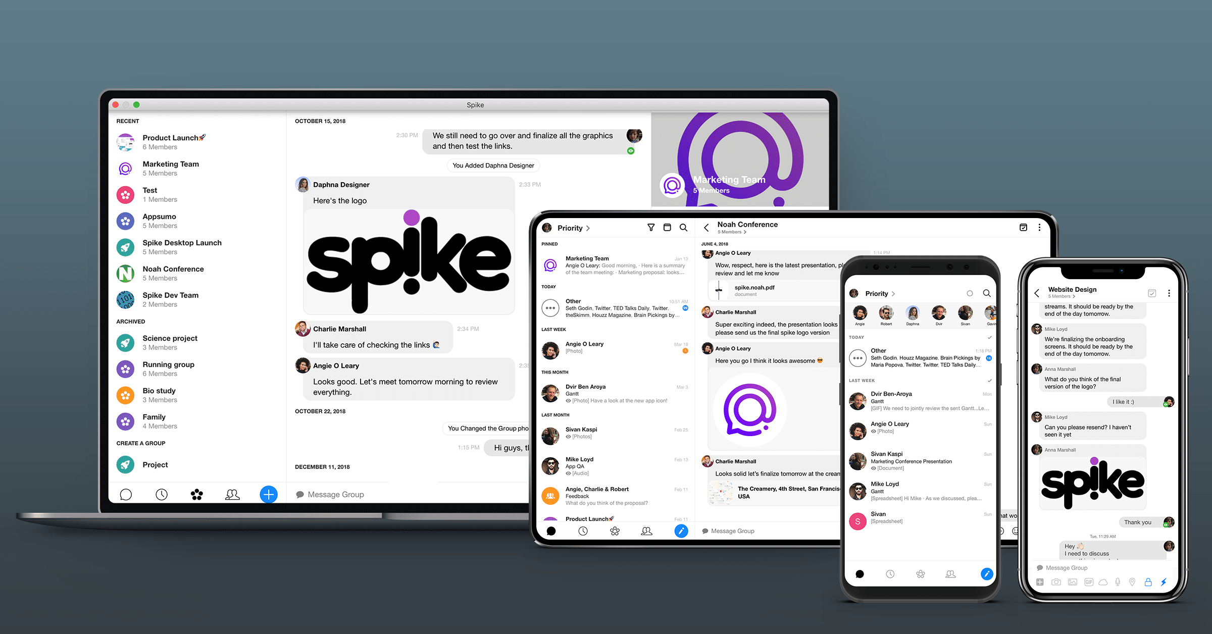 Spike em múltiplas plataformas