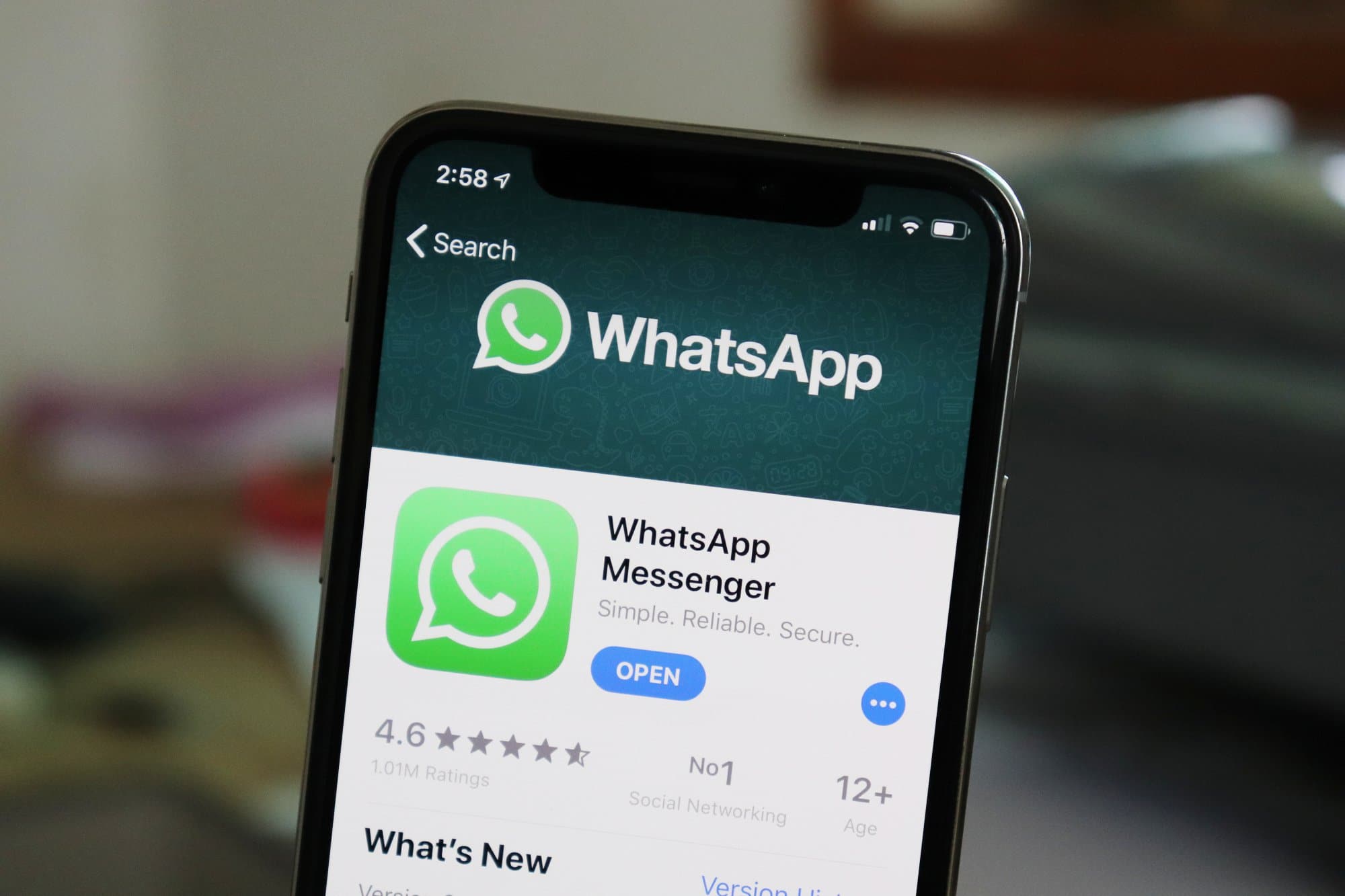WhatsApp na App Store