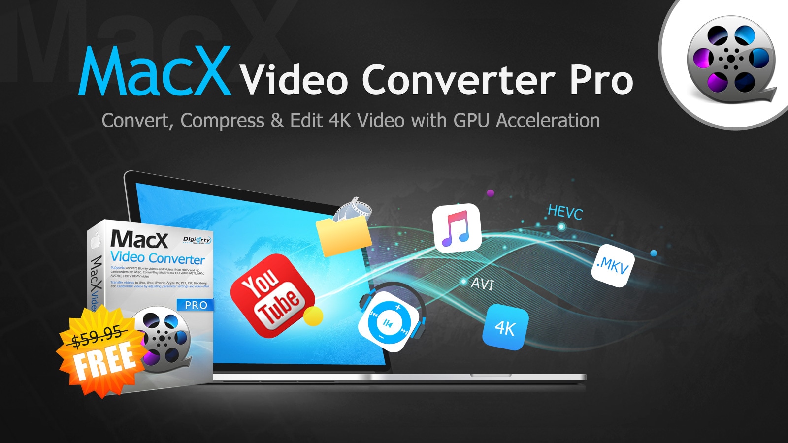 MacX Video Converter Pro de graça