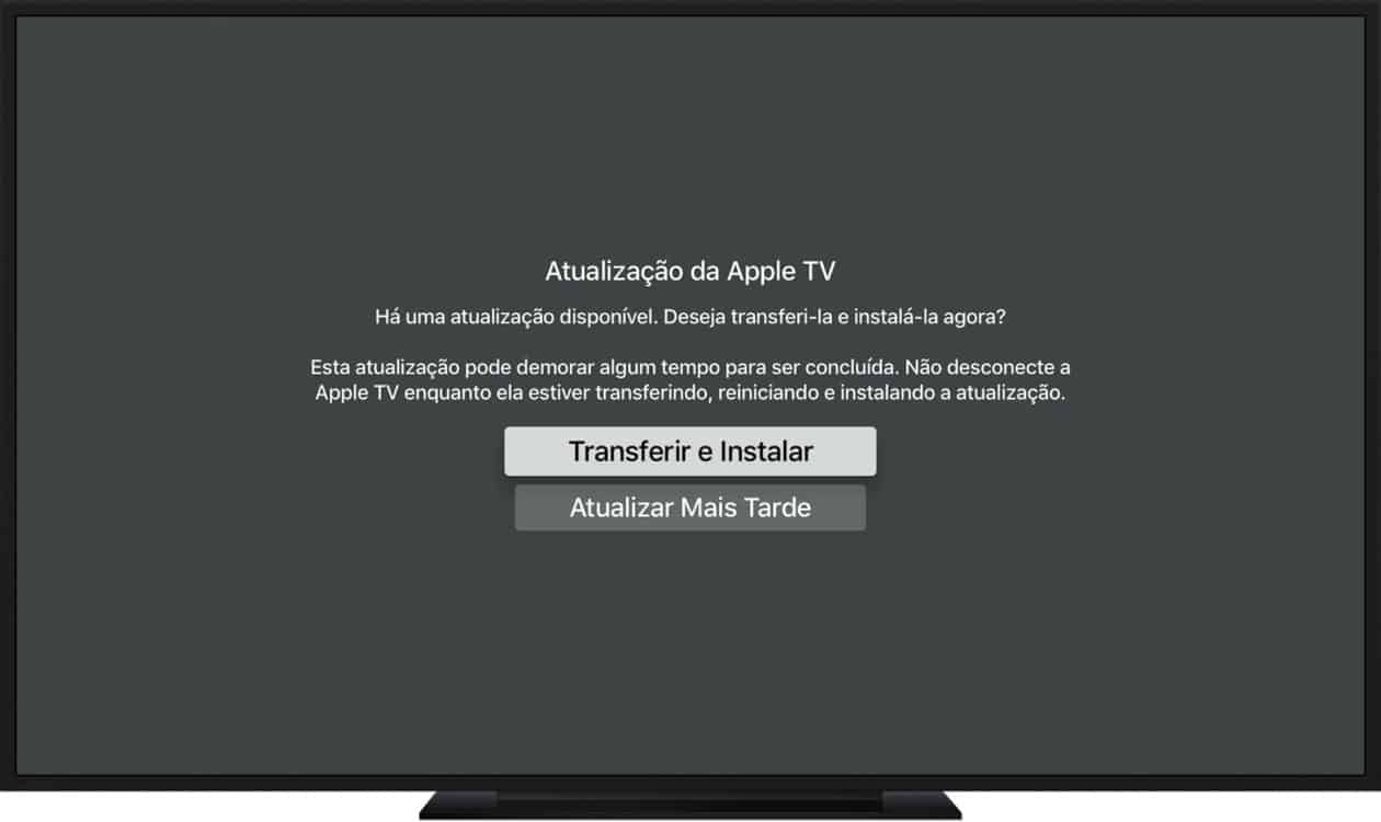 Atualizar Apple TV