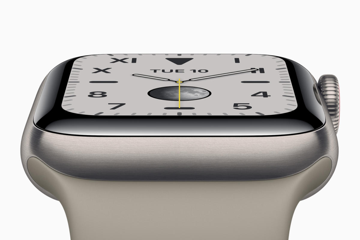 Apple Watch Series 5 de titânio